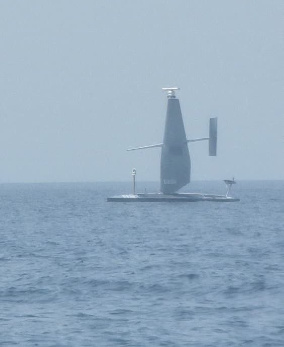 Vahid: USV USV זוהה במצר הורמוז ליד האי סלמה בעומאן ביום רביעי, 9 בספטמבר.