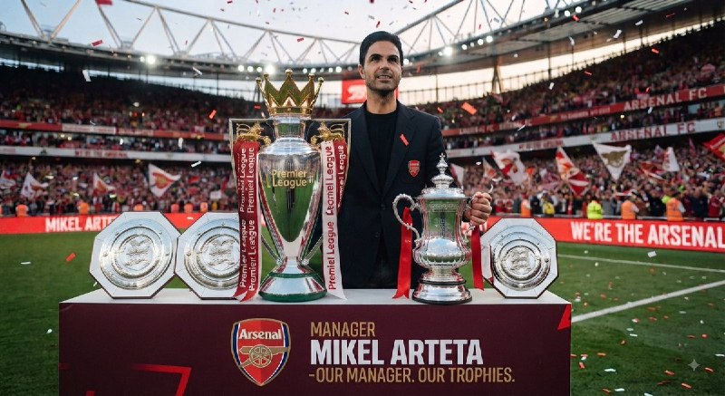 🔴⚪️ کانون رسمی هواداران آرسنال در ایران: 🇪🇸 افتخارات آرتتا به عنوان سرمربی آرسنال🌐 www.Arsenal.ir🆔 @Arsenalir