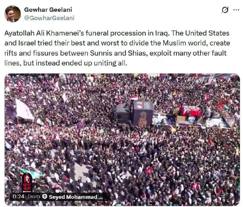🔺כתב פקיסטני: ארצות הברית והשבויים השתמשו בכל מאמציהם, הן בצורה הטובה והן בצורה הגרועה ביותר, כדי לפלג את…
