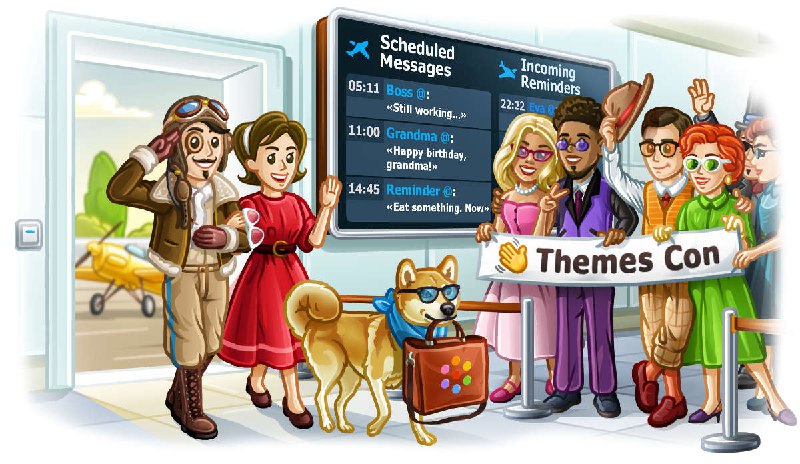 Scheduled Messages, Reminders, Custom Cloud Themes and More Privacy