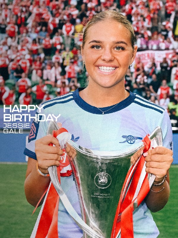 ArsenalWFC | زنان آرسنال: 🎂امروز رو با تبریک تولد #جسی_گیل بازیکن قرضیمون در نیوکاسل شروع میکنیم.امیدواریم دوران موفق و خوشی رو در این تیم سپری کن