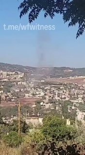 ️🇱🇧🇮🇱 צילומים מפגיעת המל"ט הישראלי על נבטי אל פאוקה, דרום לבנון.