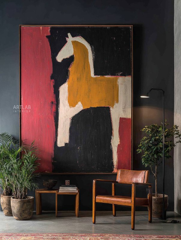 Подборка интерьерных картин для любителей акцентного минимализма. Эти картины универсальны в ярких и перегруженных интерьерах они уравновешивают пр... - изображение 2 - подборка, интерьерных, картин