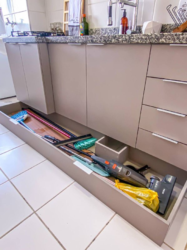 9 идей для скрытого хранения бытовой техники и инвентаря - изображение 1 - идей, скрытого, хранения