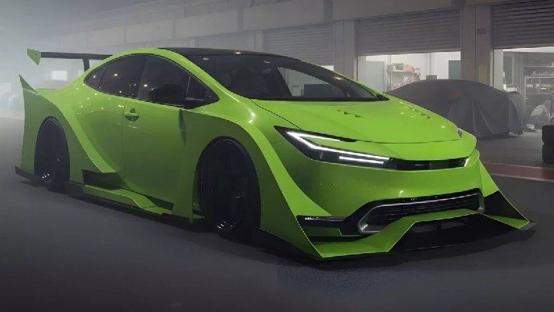 Японцы сделали из Toyota Prius шоу-кар в стиле босодзоку. 4