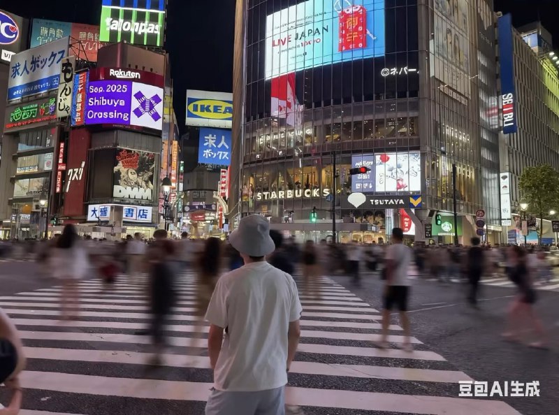 这次世界上最繁忙十字路口的打卡在豆包辅助下达成