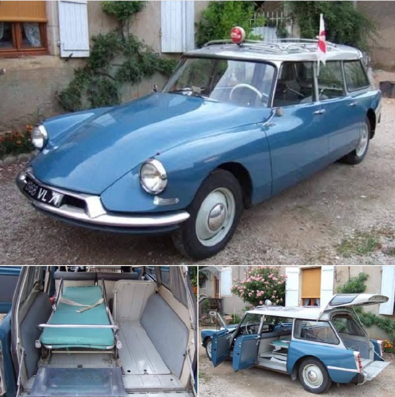 A 1962 Citroën DS ID19F ambulance.Did you know? 🎓
