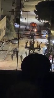 בעקבות הסתערות כוחות הכיבוש על השכונה המזרחית בג'נין.