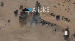 סצנות של מזל"ט רג'ום התימני שמפיל 15 פגזים באתר אחד!
