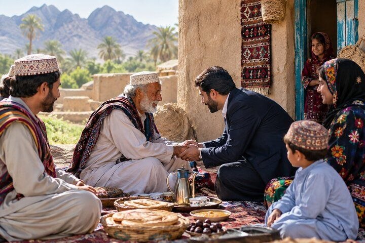 خبرگزاری مهر: مهمان‌نوازی بلوچ؛ سنتی ریشه‌دار در فرهنگ جنوب شرق ایران🔺️ مهمان‌نوازی در فرهنگ بلوچ، سنتی دیرینه است که در شیوه پذیرایی،