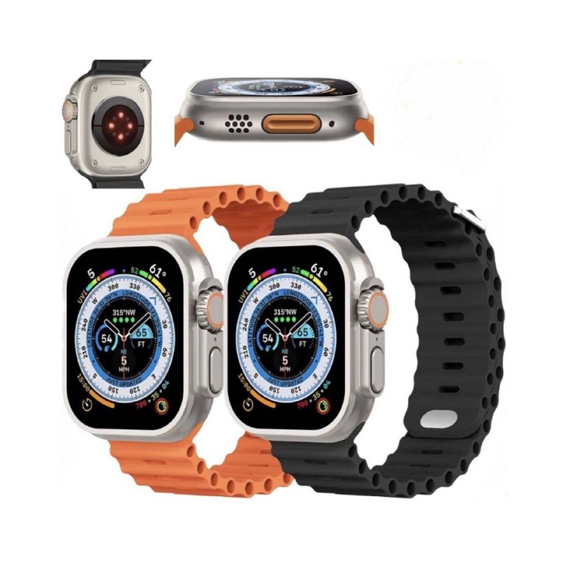 فروشگاه تخفیف آنلاین: ساعت هوشمند اولترا F12 دارای سه بند⌚️چرا F12 Ultra؟چون ظاهرش مو نمیزنه با مدلهای گرونقیمت.چون ۳ تا بند متنوع داره.چون