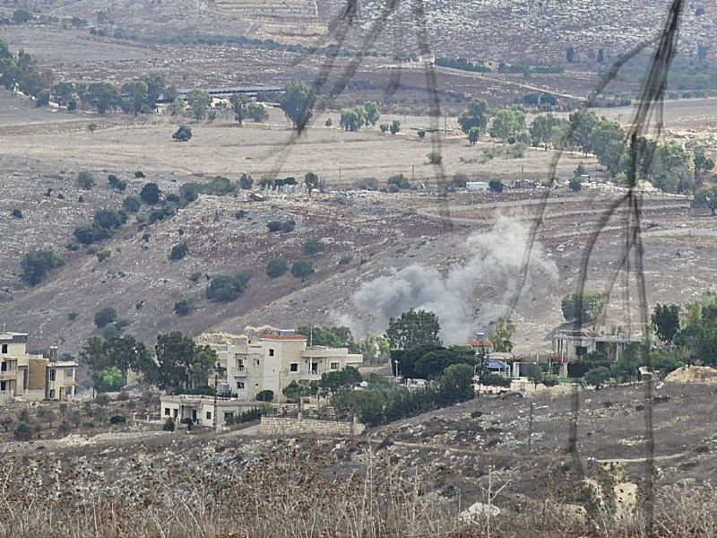 🚨 הפצצת ארטילריה בפאתי שאקרה ואדי סלוקי ובתים בוערים בחולה