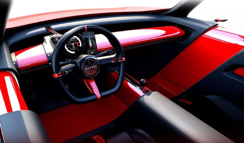 Mazda X-Compact — хэтчбек без дисплея и кнопок 4