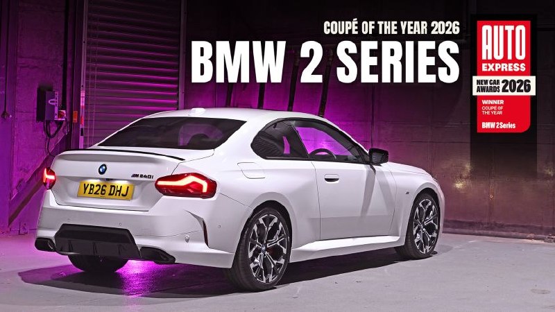 Auto Express назвал BMW 2 Series Coupe of the Year 2026 — и тут без сюрпризов. В