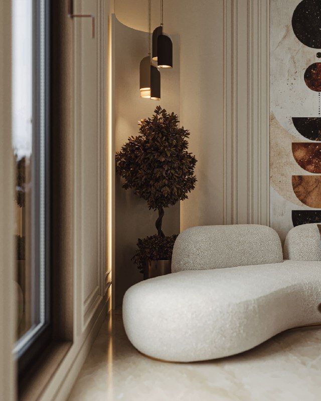 Neo-Classical Master Bedroom From the polished marble floors, to the golden accents, to the soft richness of velvet textiles every detail whispers ... - изображение 1 - studio, neo, classical