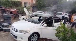 סצנות חדשות מתעדות את השפעותיהם של מתנחלים הצתות כלי רכב בתוך הכפר בורקה, מצפון-מערב לשכם.