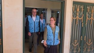 משלחת של האו"ם סוקרת את המציאות ההומניטארית במאהרה, ואת צרכי בית החולים הלאומי גולן בקוניטרה.