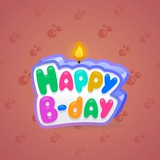 B-Day Candle #93