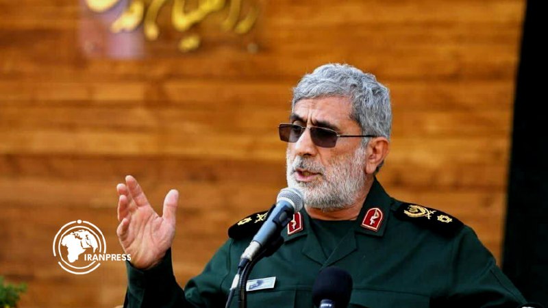 خبرگزاری بین المللی تصویری ایران پرس: 🔴 سردار قاآنی: فلسطین آرمانی زنده و تغییر ناپذیر استسردار اسماعیل قاآنی فرمانده نیروی قدس سپاه:🔹آرمان فلسطین، از بحر تا