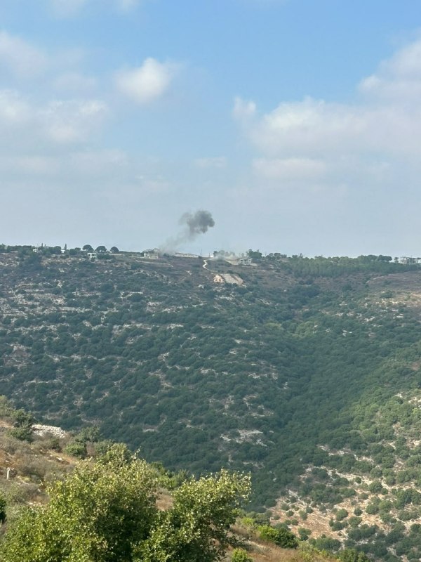 הפצצה ישראלית בשתי קבוצות בעיירה קנטרה, דרומית ללבנון