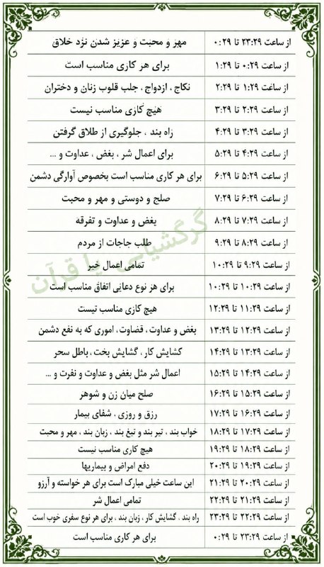 گره گشایی با آیات قرآن کریم: ساعات سعد و نحس روز سنبه مورخه ۱۴۰۵/۰۶/۰۱‌🕊حــــــــالـــــِ خــᥫ᭡ـوبـــــــــ میخوای بیااینجا👇👇@gerehgooshaeebaGuran