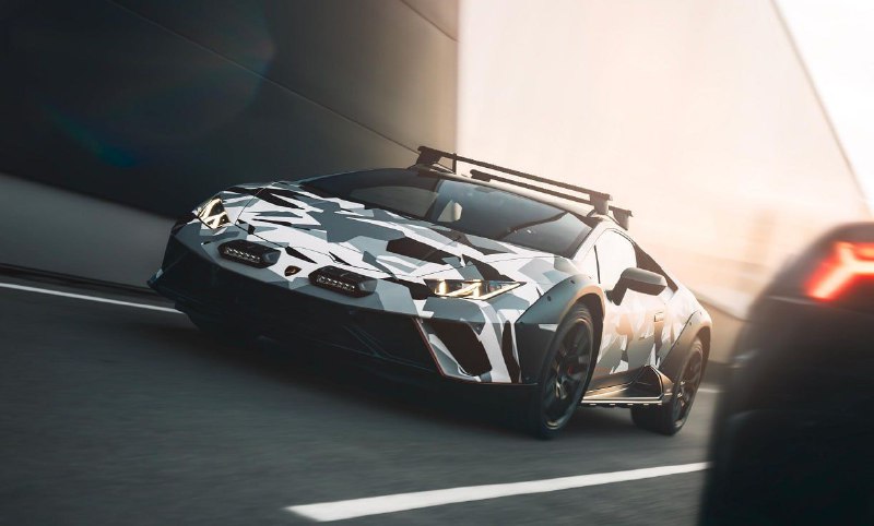 Lamborghini Huracan Sterrato получила камуфляжную окраску 3
