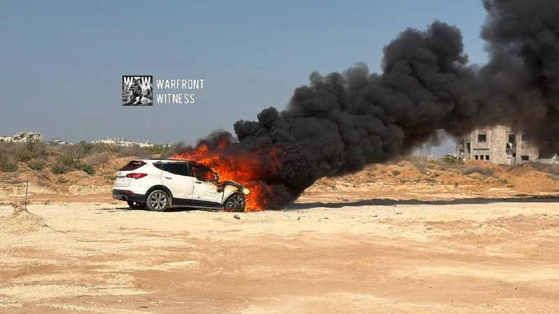 ️🇮🇱🇵🇸 מזל"ט צה"ל תקף לפני מספר דקות מכונית בעיר עזה.