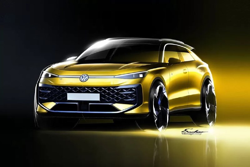 Volkswagen показал первые скетчи нового T-RocКомпания выпустила официальные скет