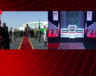הגעת משלחת בכירה מטורקמניסטן בראשות גורבנגולי ברדימוחמדוב.