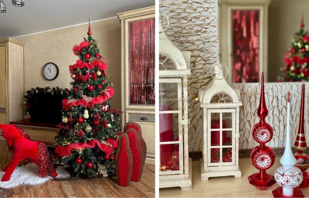 Винтажный шарм и современные тренды как дизайнер украсила свою квартиру к Новому году советы - изображение 1 - винтажный, шарм, современные