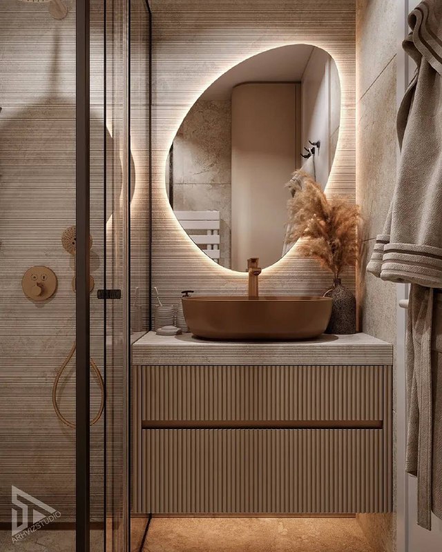 Эффектный интерьер небольшой ванной комнаты. Площадь - 4 кв.м - изображение 5 - эффектный, интерьер, небольшой