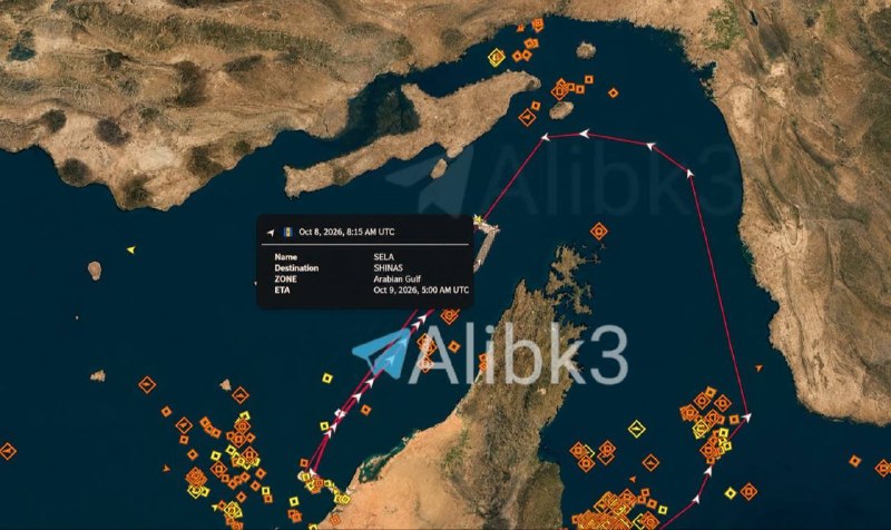 A product tanker previously crossed the route set by Iran, but was denied access and had to turn back. The tanker is now waiting to transit again, having been loaded in the UAE.