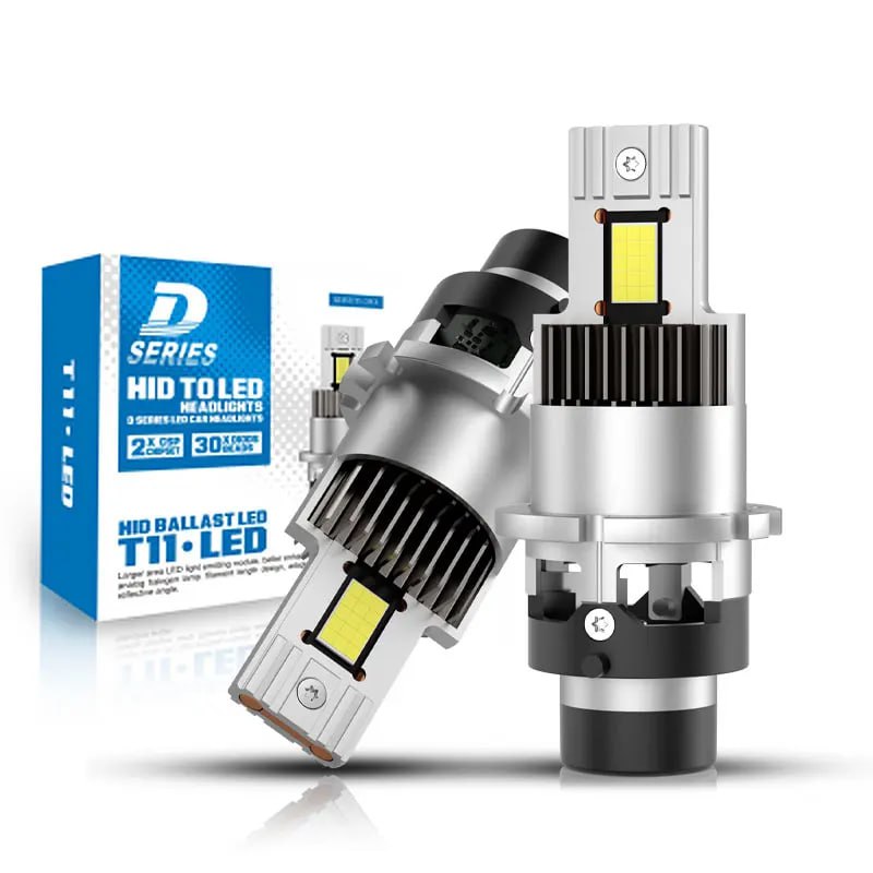D2S D2R D4S D4R Светодиодные фары 1:1 Замена Оригинальный HID D4S D4R 6000K Plug and Play LED 12 В 2 6