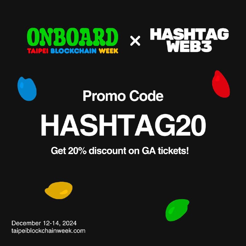 Announcing our partnership with Taipei Blockchain Week 2024 (Dec 12-14)Speakers from Pudgy Penguins, Circle, dYdX, Polygon, Manta…