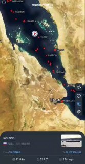 A large majority of the oil tankers currently passing through the Bab al-Mandab strait are related to Russia.