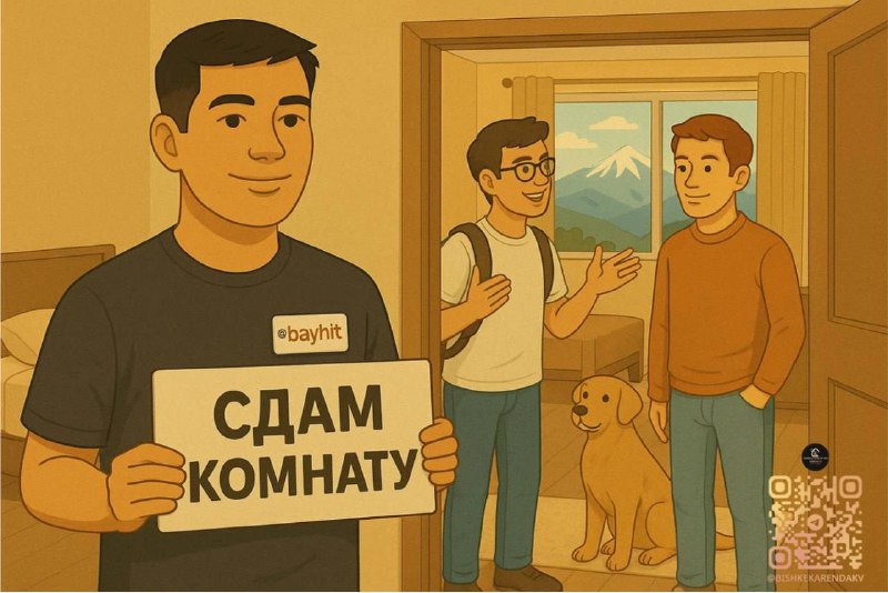 🏠 Подселение | Ахунбаева / Юнусалиева👥 Ищем жильцов для совместного проживания.📍 Адрес: пересечение Ахунбаева / Юнусалиева✨ Есть все условия для проживания:• Холодильник• Стиральная машина• Микрово