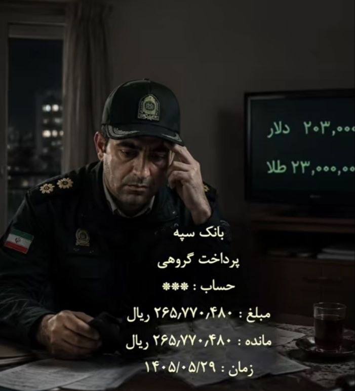 Sarafi® | ارز دیجیتال: واریز حقوق ۲۶ میلیون ۵۰۰ هزار به حساب نیروهای یگان ویژه ! تقریبا ۱۳۰ دلار حقوق پلیس آمریکا: ۶۳۶۰ دلار ( یک میلیارد و سیص