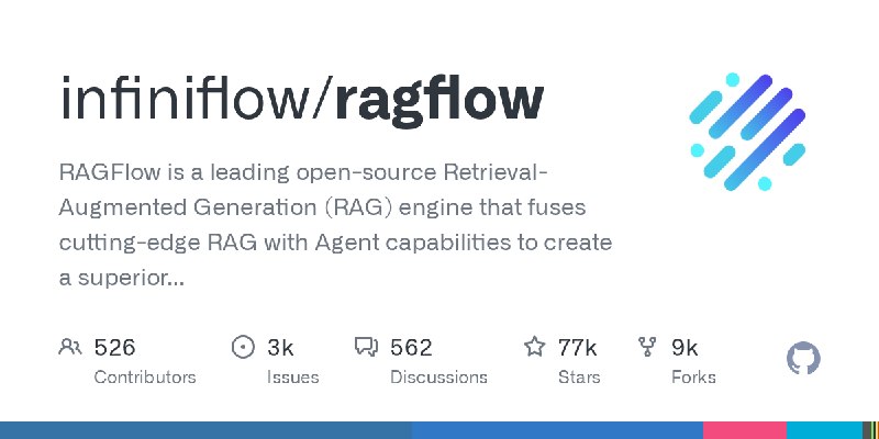 GitHub - infiniflow/ragflow: RAGFlow is a leading open-source Retrieval-Augmented Generation (RAG) engine that fuses cutting-edge…