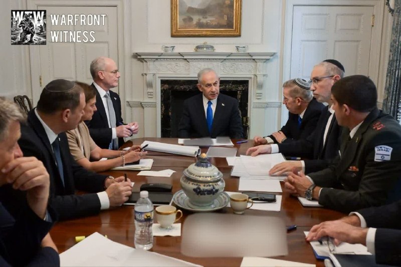️🇮🇱🇺🇸 ראש ממשלת ישראל בנימין נתניהו ערך התייעצויות עם יועציו לקראת פגישתו עם נשיא ארה"ב דונלד טראמפ בבי…