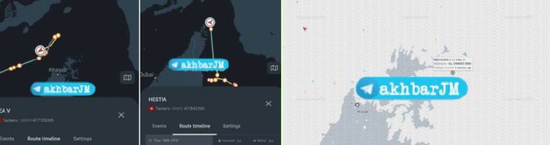 اخبار جبهه مقاومت: 🔴پس از هدف قرار گرفتن چند نفتکش به دلیل نقض قوانین عبور از تنگه هرمز، نشت نفت خام در سواحل خلیج عمان به وضوح قابل مشاهده