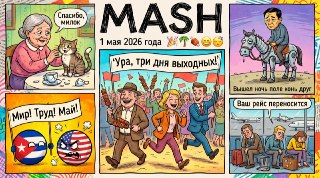 Мир, труд, май! Поздравляем вас с открытием сезона шашлыков и дач. Чтобы совсем не потеряться в том, что происходит в мире, — читайте наши новости:— В Гаване прошёл праздничный митинг напротив американского посольства. Троллинг удался? — Премьер Словакии Р