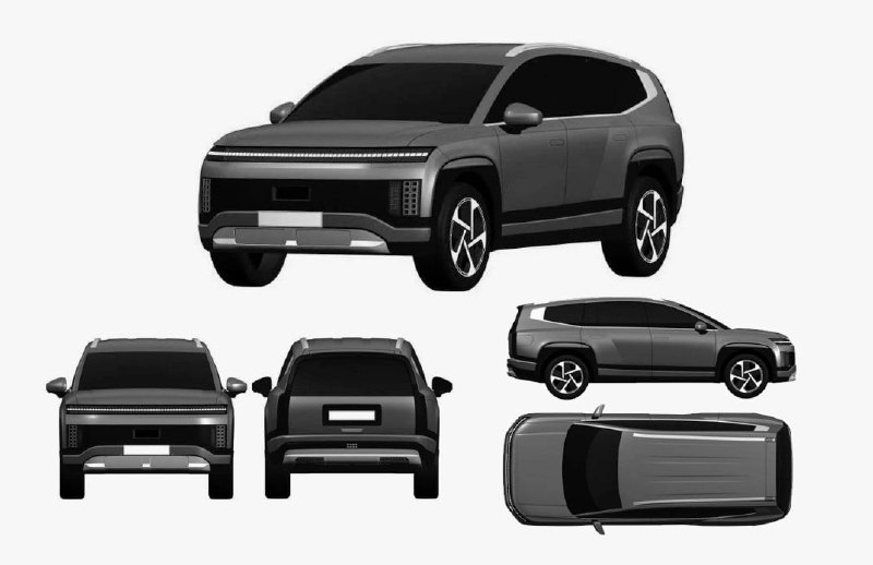 Hyundai зарегистрировала в России дизайн флагманского электрокроссовера Ioniq 9В