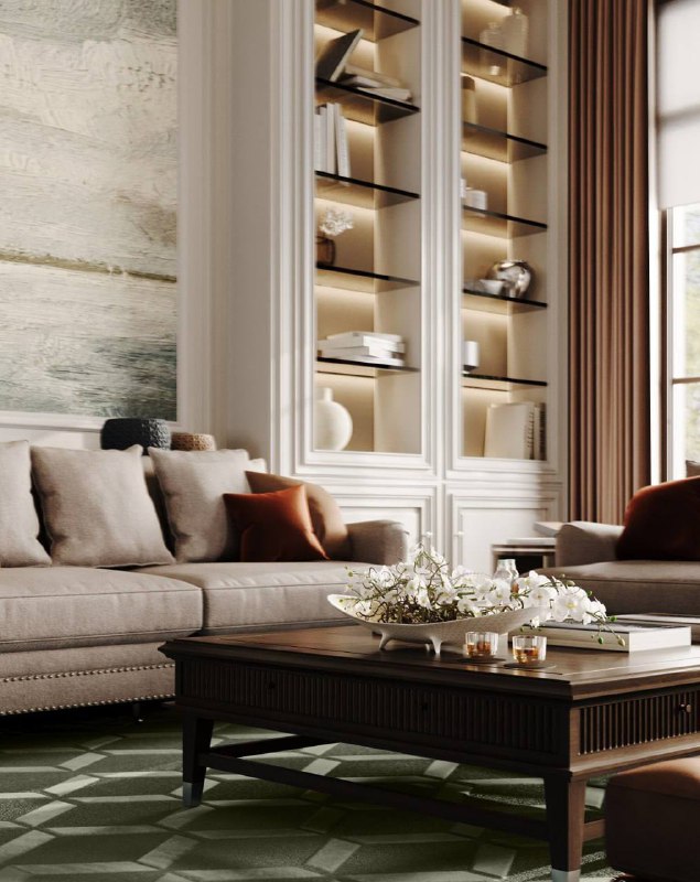 Проект FORD от ONEHOUSE выходит за рамки привычного минимализма, предлагая свежее и современное прочтение американской классики. В этом интерьере к... - изображение 5 - проект, ford, onehouse