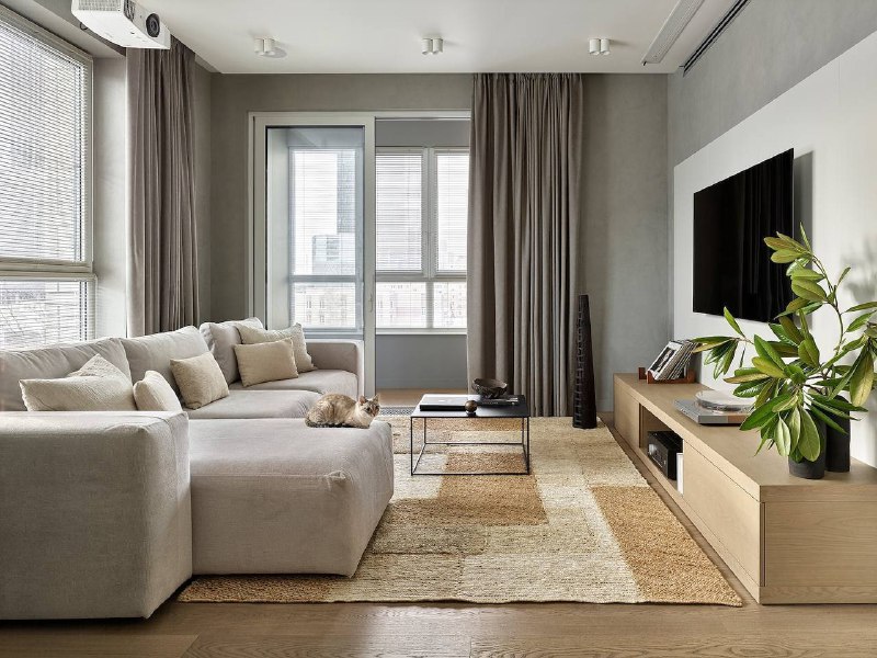 Просторная светлая квартира в этнической стилистике. - изображение 4 - просторная, светлая, квартира