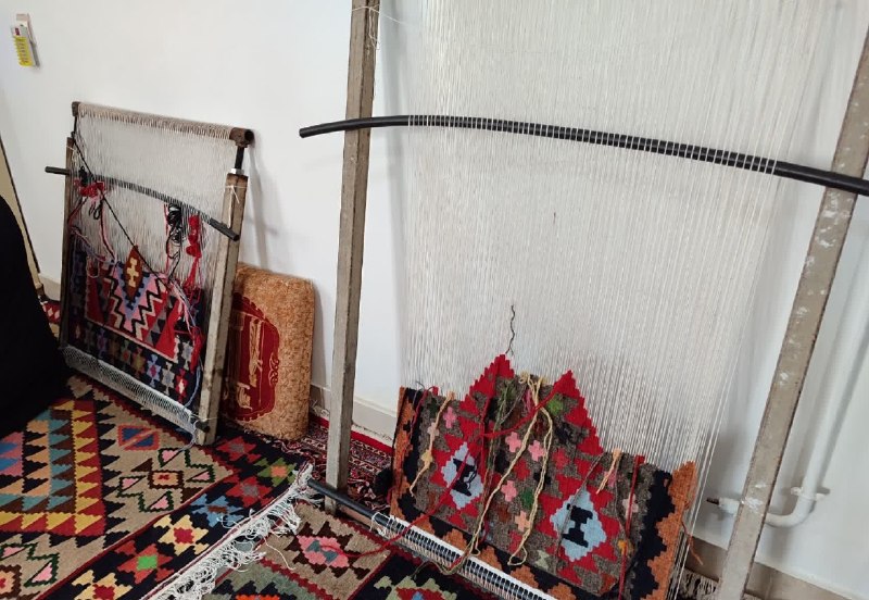 کانال اخبار استان زنجان: 🔻بانوی ماهنشانی دار قالی را دژ کرد 🔴 در روستای سریک از توابع ماهنشان، بانو فاطمه عزیزی با برپا کردن کارگاه گلیم‌بافی، دا