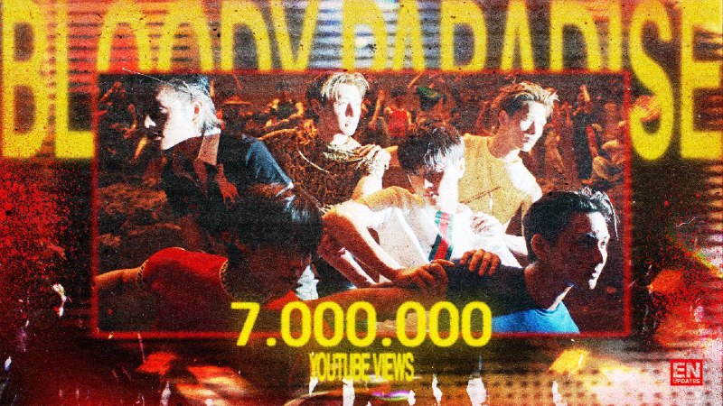 「 ENHYPEN 」 D-2 ❤️‍🔥: ╭┈ [260822]˚✧. . ⇠┊موزیک ویدئوی 'Bloody Paradise' به 7 میلیون بازدید و 437K لایک در یوتیوب رسید ✨[ https://youtu.be/MT-4