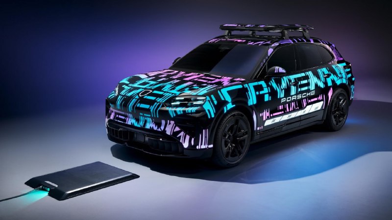 Электрический Porsche Cayenne покажут 19 ноября 2
