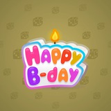 B-Day Candle #174