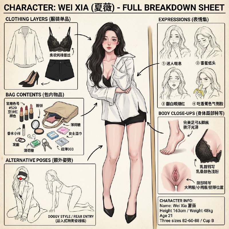 给粉丝们拆解的穿搭，欢迎定制！@aigc1024给粉丝们拆解的穿搭，欢迎定制！@aigc1024