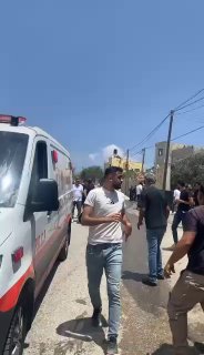 הרגע שבו צעיר נורה על ידי מיליציות מתנחלים בשני הסניפים של מזרח קלקיליה